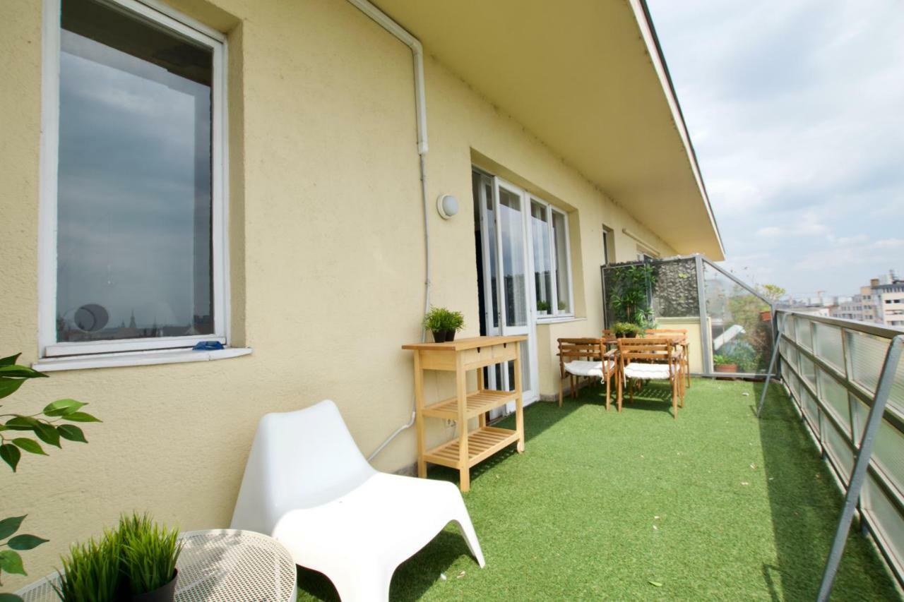 Standard Apartment By Hi5 - Incredible View With Terrace Budapeşte Dış mekan fotoğraf